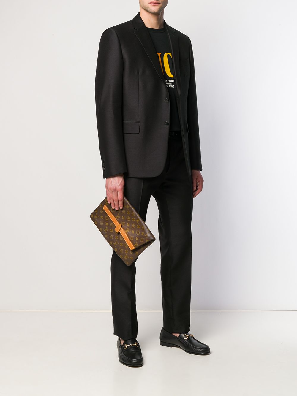 фото Louis Vuitton Pre-Owned клатч с монограммой