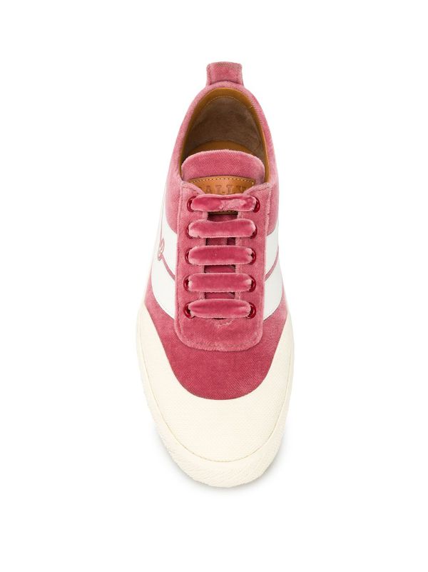 pink bally sneakers