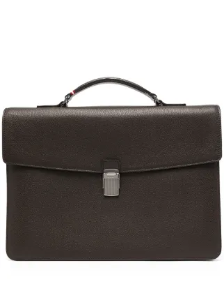 bally leather briefcase