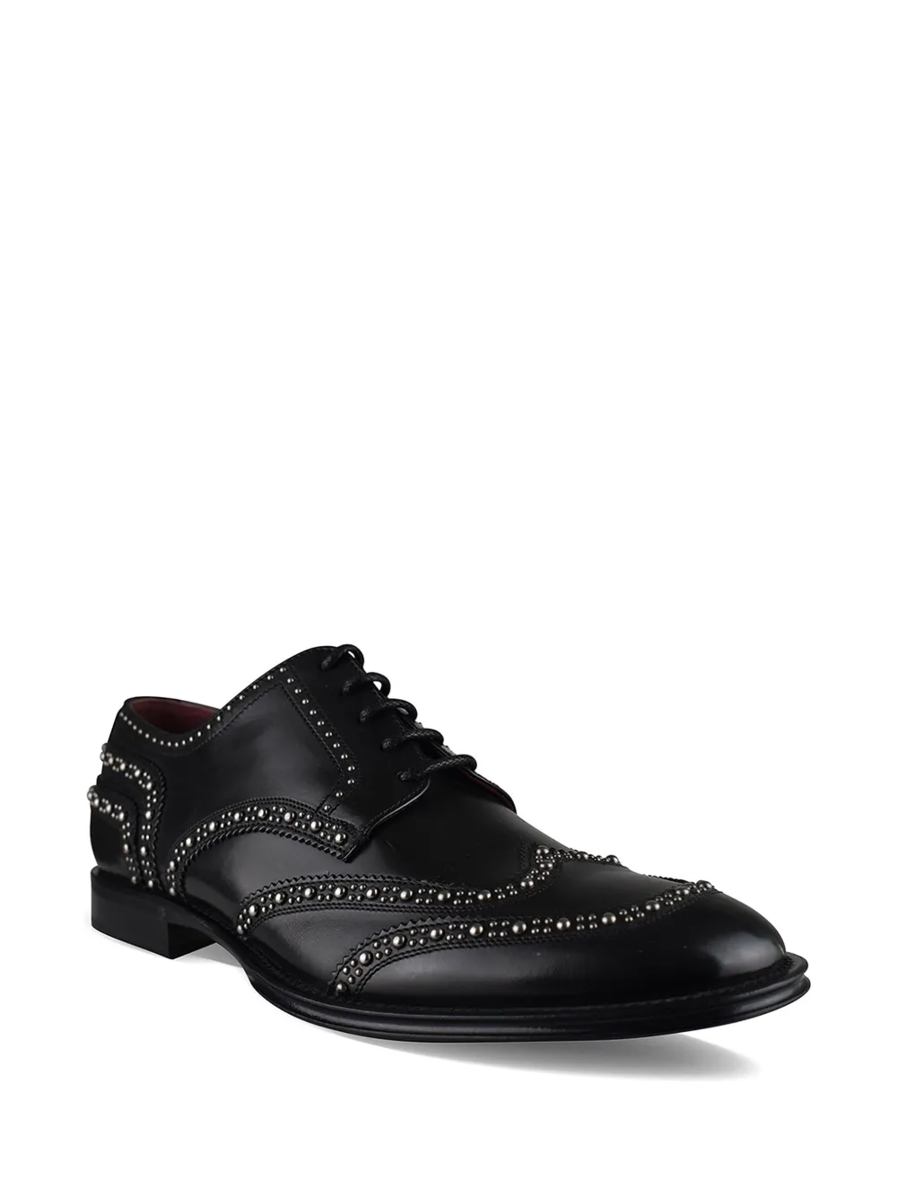 Dolce & Gabbana Derby schoenen met studs Zwart