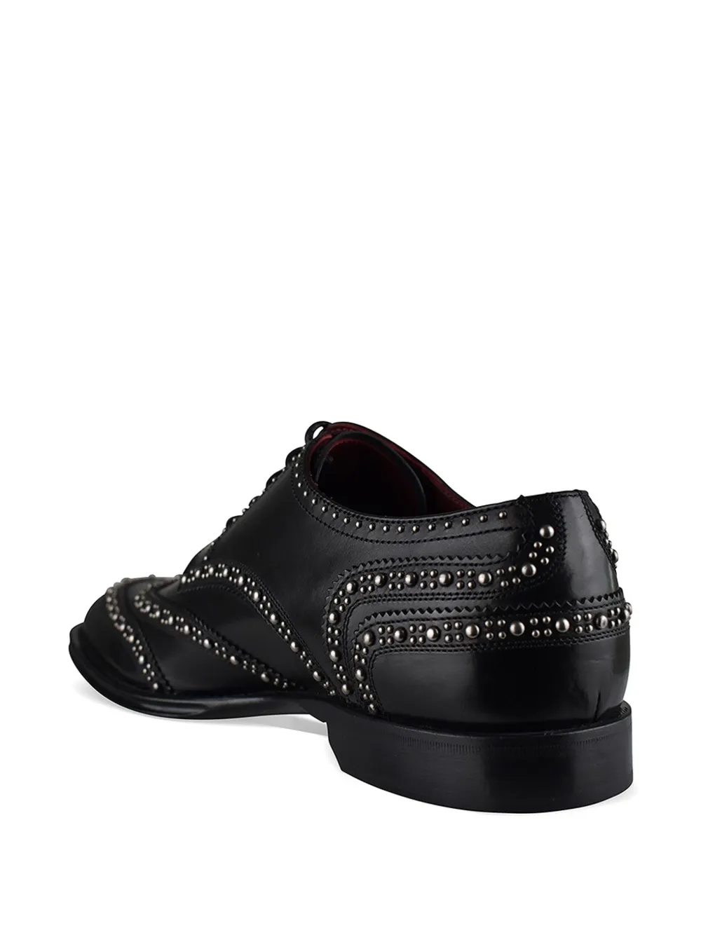 Dolce & Gabbana Derby schoenen met studs Zwart