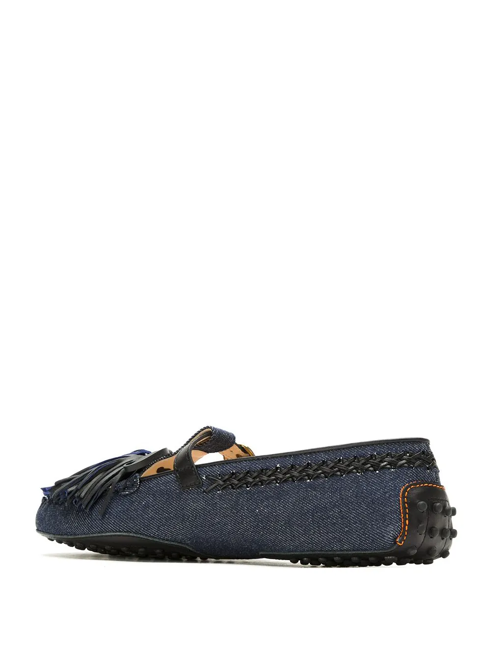 Tod's Gommino denim loafers Blauw