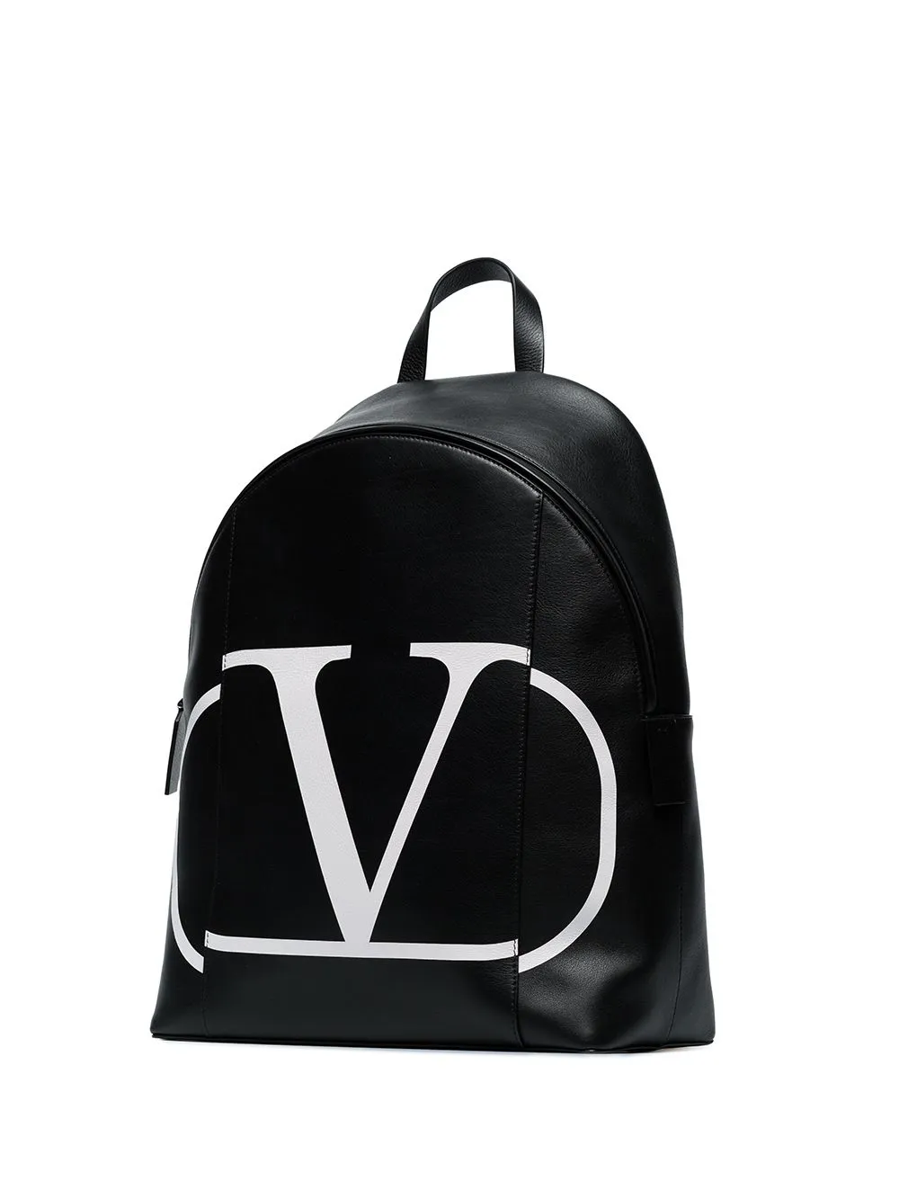 Shop VALENTINO Unisex Street Style Plain Logo Backpacks