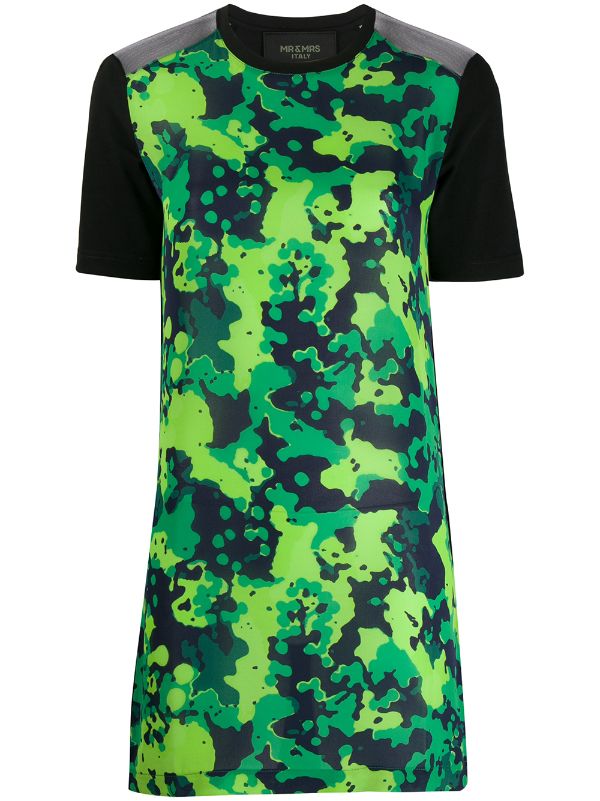 camo tee shirt dress