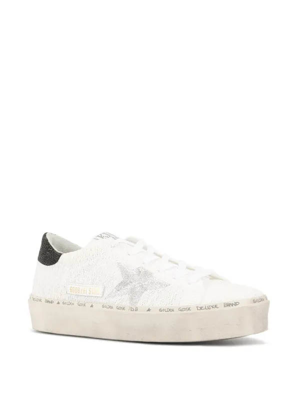 White Golden Goose Hi Star knit White Golden Goose Hi Star knit