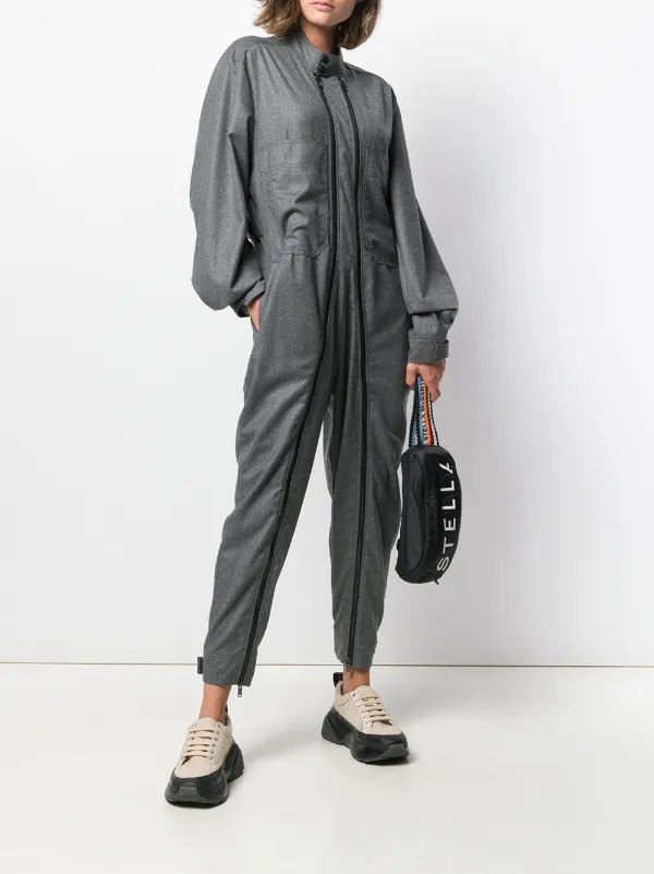 grey all in one jumpsuit