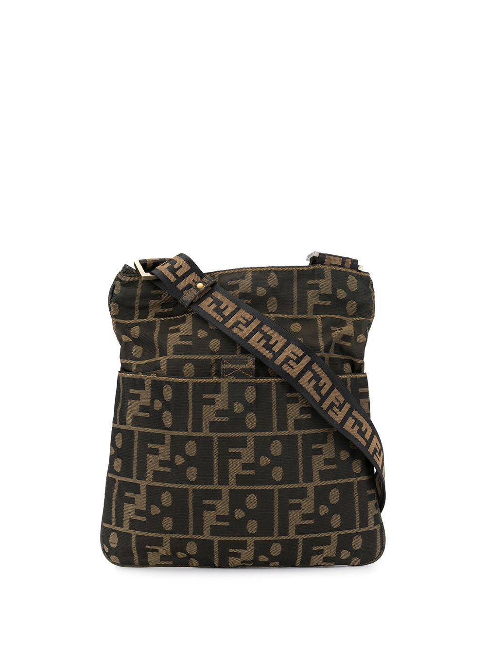 фото Fendi pre-owned сумка на плечо zucca с узором