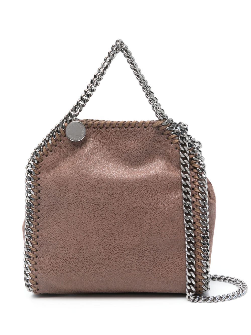 Shop Stella Mccartney Mini Falabella Bag In Brown