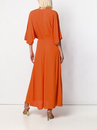 draped midi dress展示图