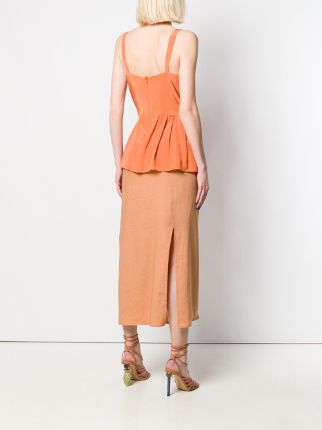 draped asymmetric vest展示图