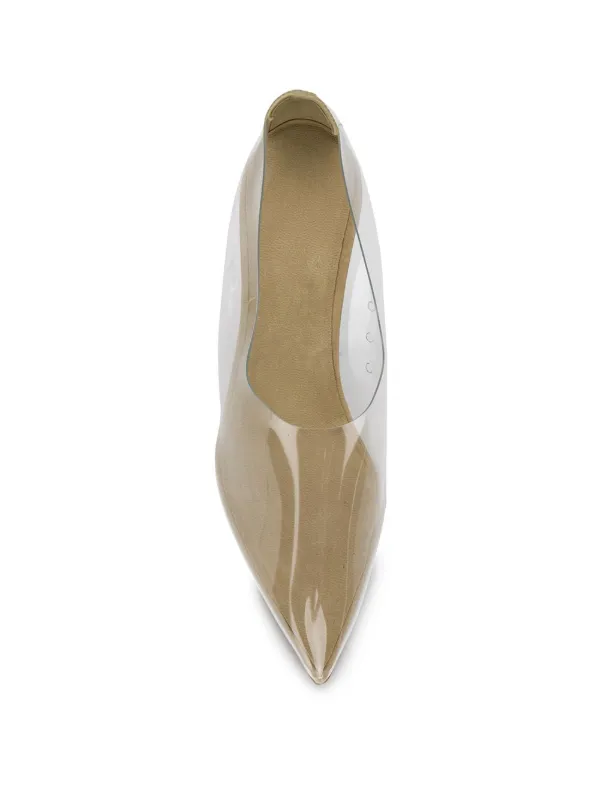 yeezy transparent pumps