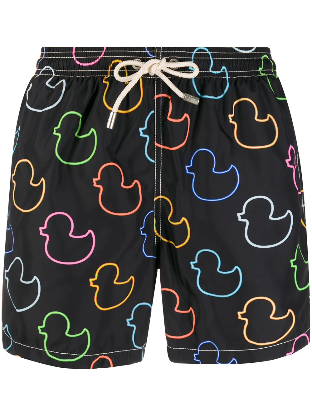 MC2 Saint Barth Neon Ducky swim shorts | Black | Image 1