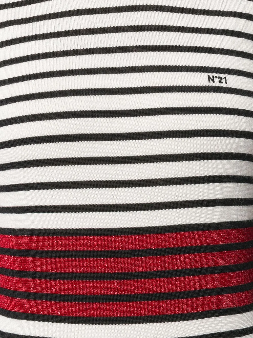 фото Nº21 свитер в полоску