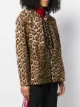Nº21 leopard print zip-front hoodie