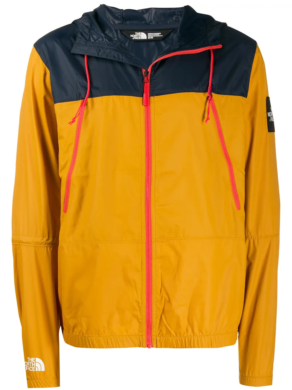 mustard yellow north face jacket
