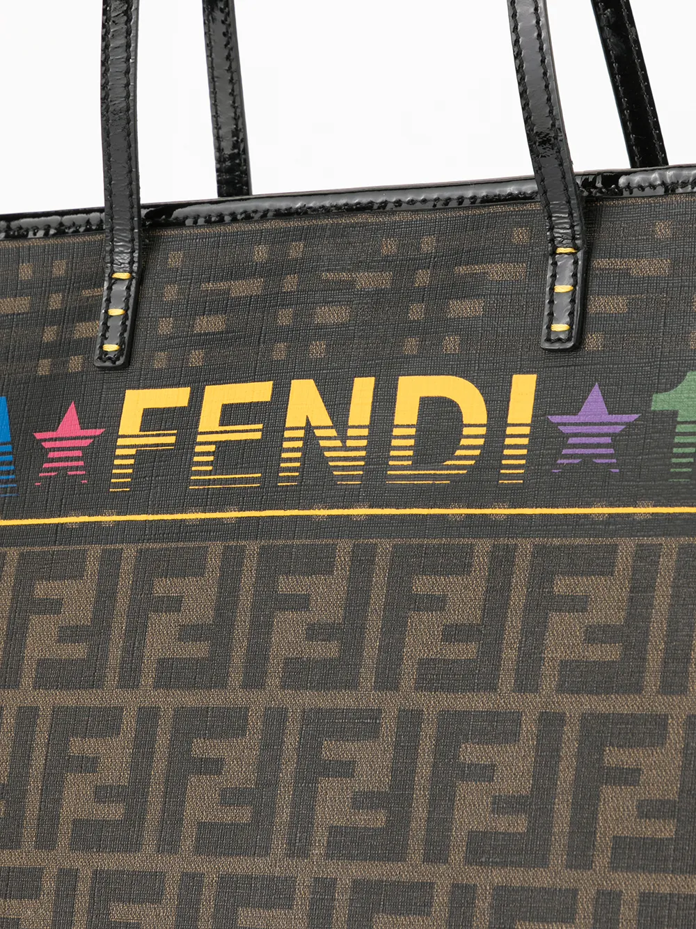 фото Fendi pre-owned сумка-тоут zucca с узором