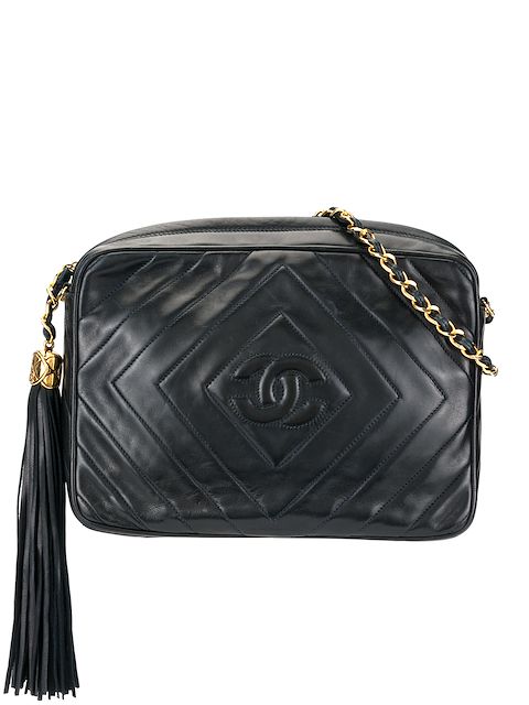 Chanel Vintage Cc Diamond Quilted Chain Shoulder Bag Farfetch