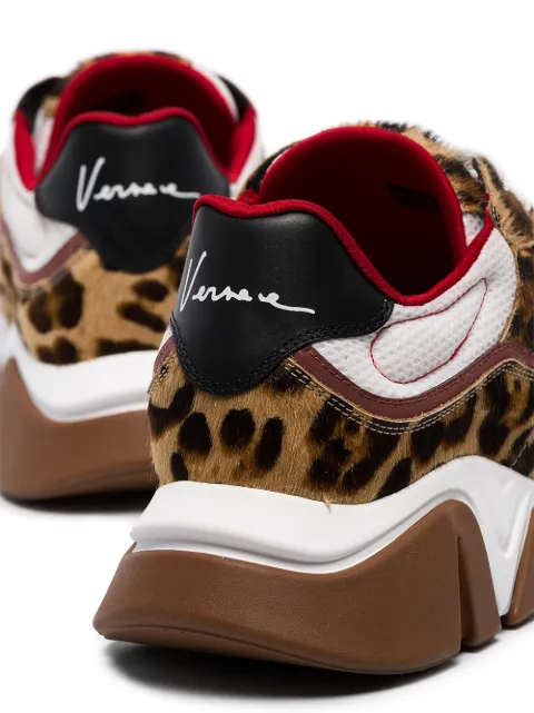 versace leopard print sneakers