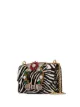 Miu Miu embellished zebra-print shoulder bag