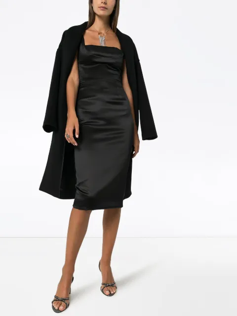 DOLCE & GABBANA Duchess fitted midi dress