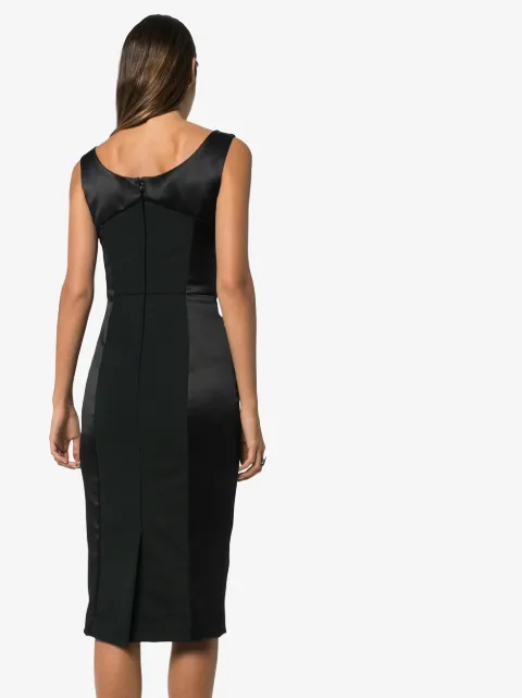 DOLCE & GABBANA Duchess fitted midi dress