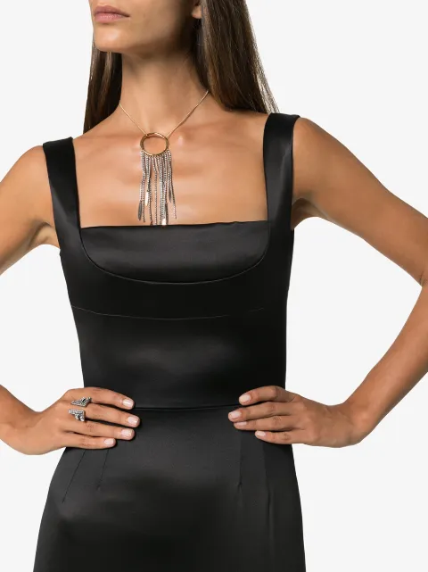 DOLCE & GABBANA Duchess fitted midi dress