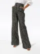 Dolce & Gabbana houndstooth wide-leg trousers