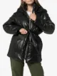 Nanushka Lenox hooded vegan leather puffer jacket