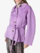 Nanushka Adut tie belted jacket