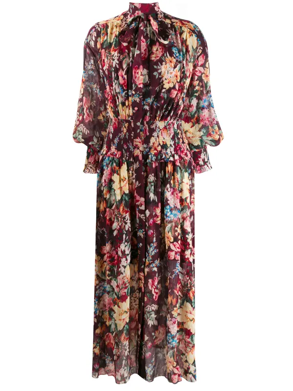 zimmermann burgundy dress
