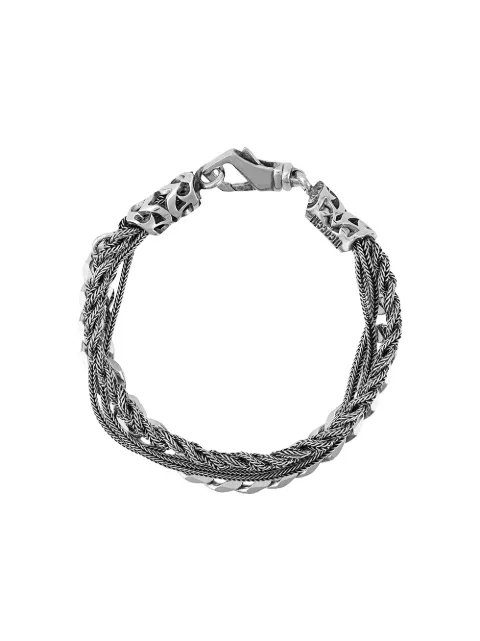 Emanuele Bicocchi pulsera de cadena trenzada