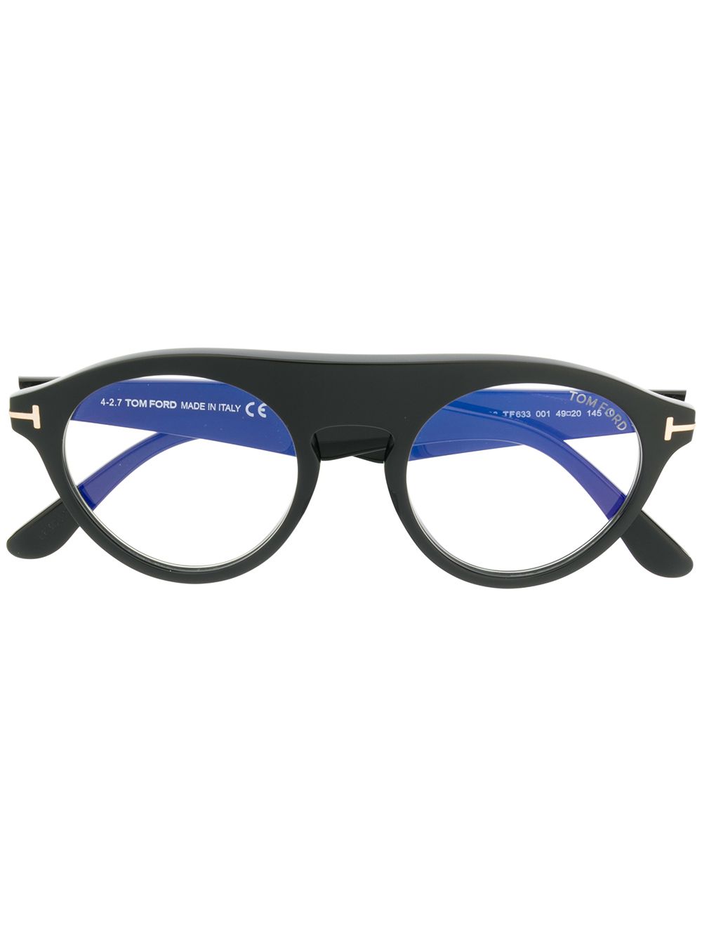 Tom Ford Eyewear Ft0633s Glasses - Black In Schwarz