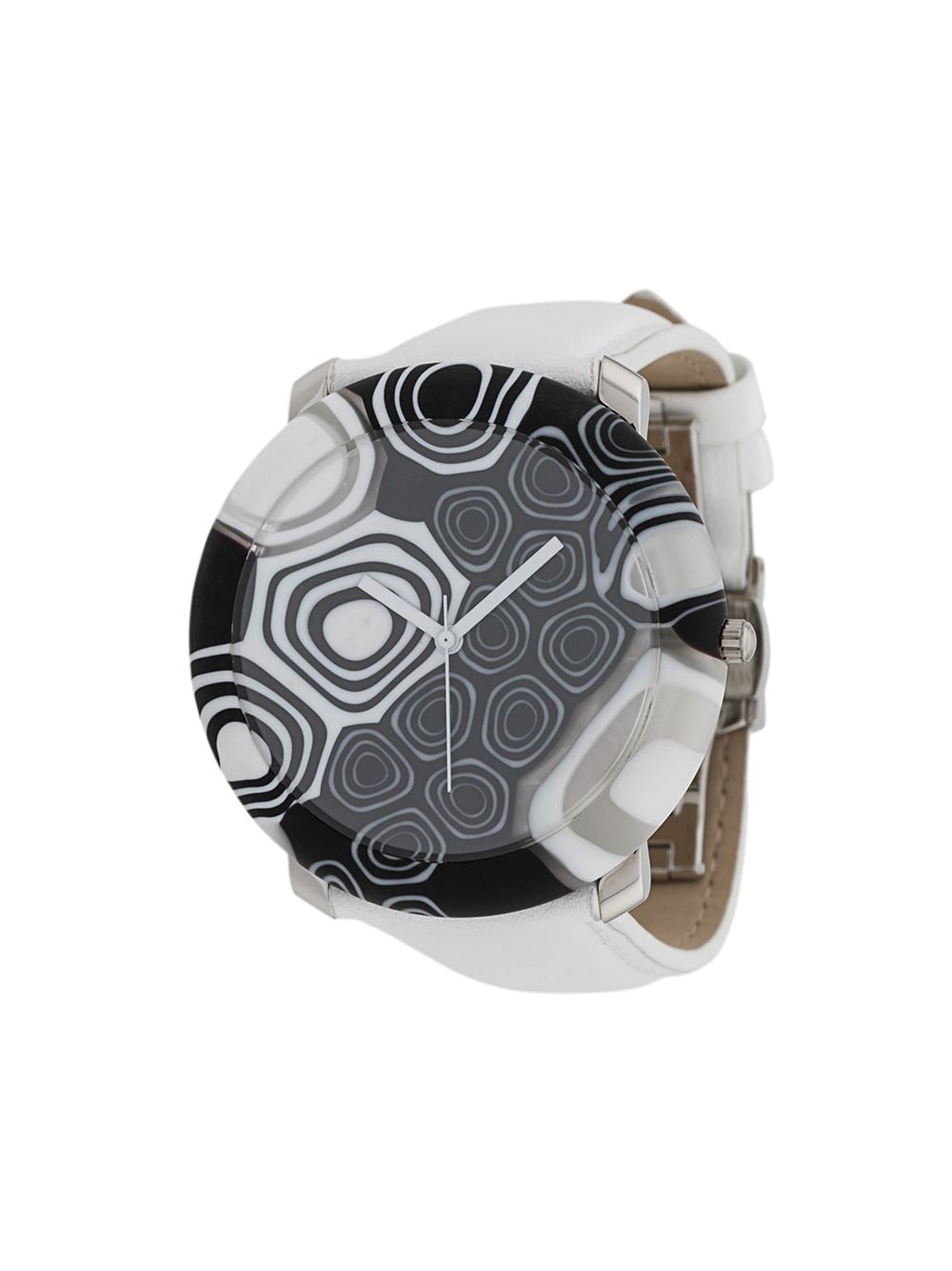 фото Yunik наручные часы black & white 44 мм