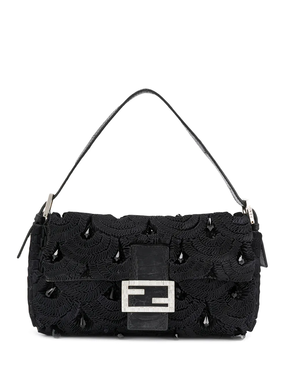 Fendi Pre Owned Baguetteformad Väska Från 2000 talet Farfetch Fendi Pre Owned Baguetteformad Väska Från 2000 talet Farfetch