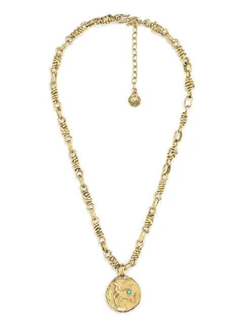 Goossens collier à pendentif médaillon
