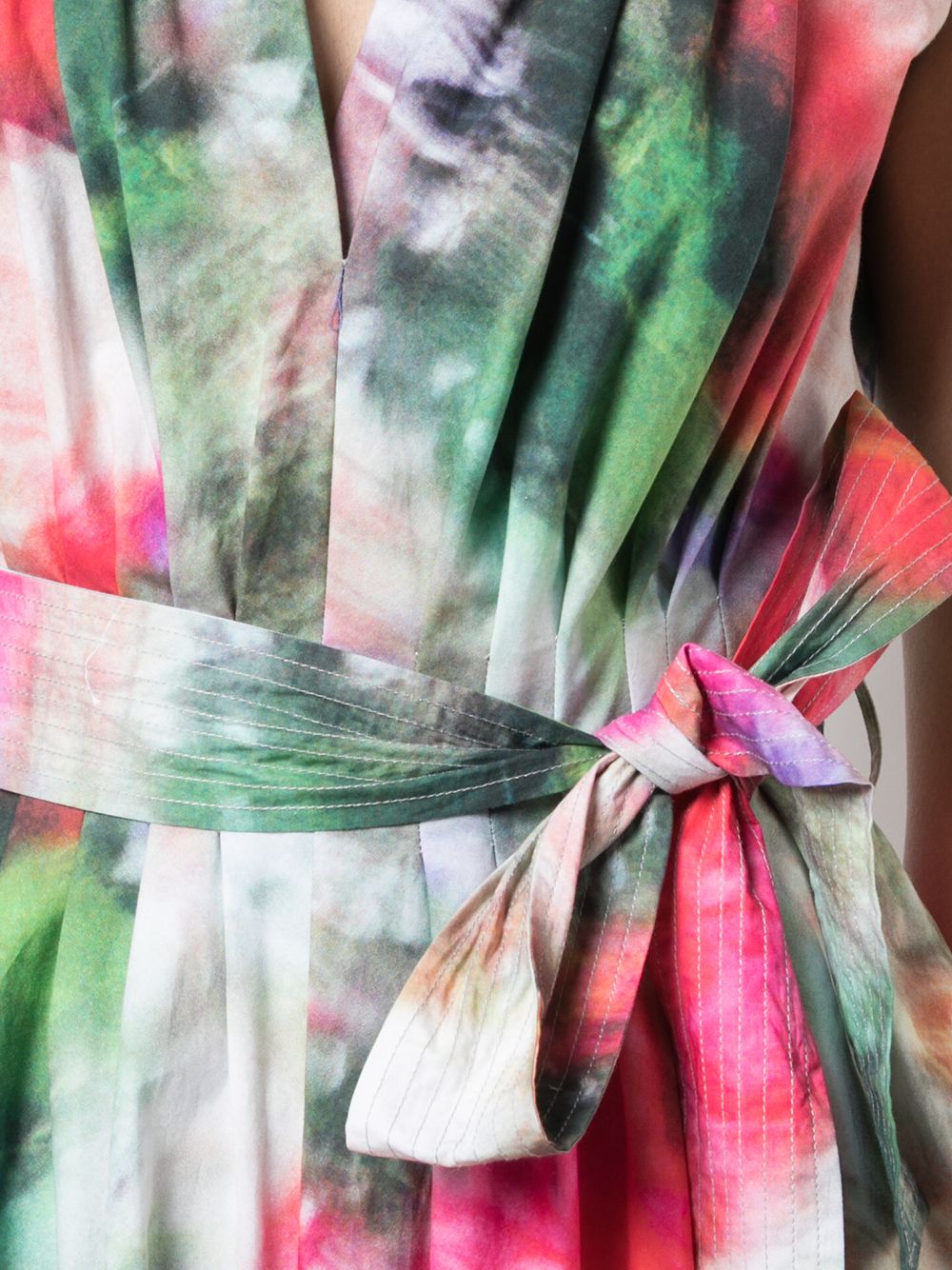 фото Adam lippes платье асимметричного кроя с цветочным принтом