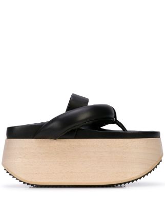 platform clog sandal