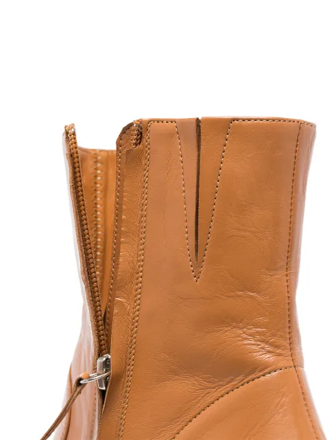 simon miller high raid leather platform boots