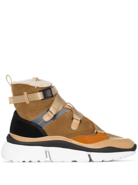 Chloé Sonnie Shearling-lined Suede And 