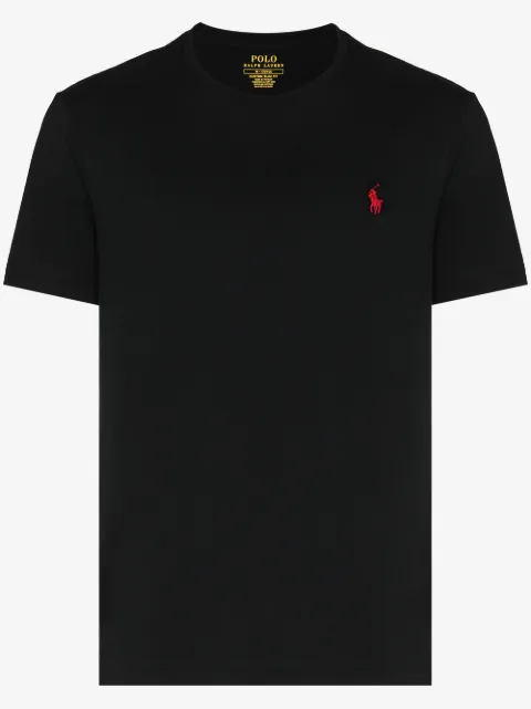 Polo Ralph Lauren embroidered-logo crew-neck T-shirt