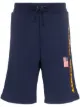 Image 1 of Polo Ralph Lauren logo print track shorts