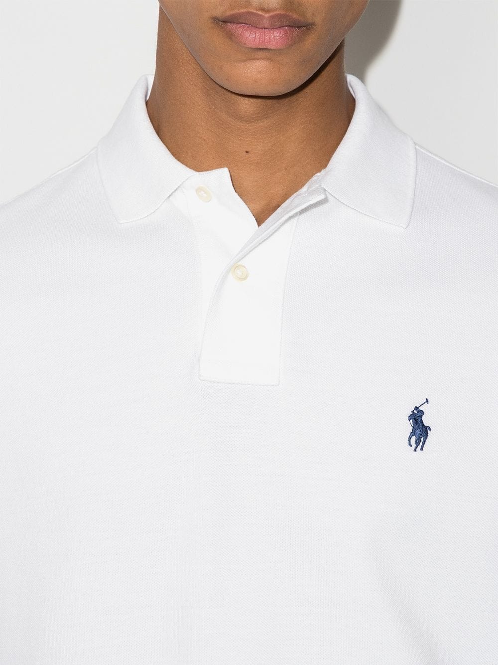 Shop Polo Ralph Lauren logo-embroidered polo shirt with Express Delivery -  FARFETCH