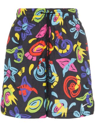 nike 90s print shorts