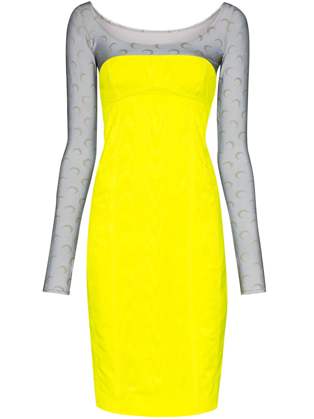 Marine Serre Dresses MOON PRINT MIDI DRESS