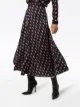 Marine Serre Moon Shadow print midi skirt
