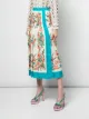 Gucci floral print pleated skirt