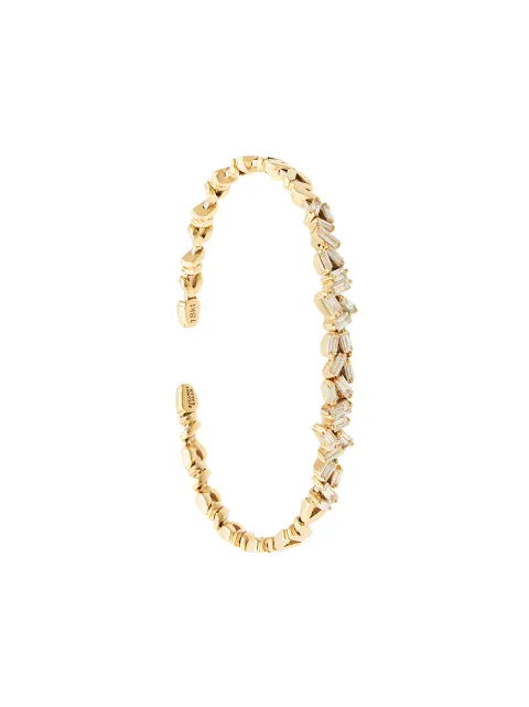 Suzanne Kalan brazalete Uneven Fireworks en oro amarillo de 18kt con diamantes