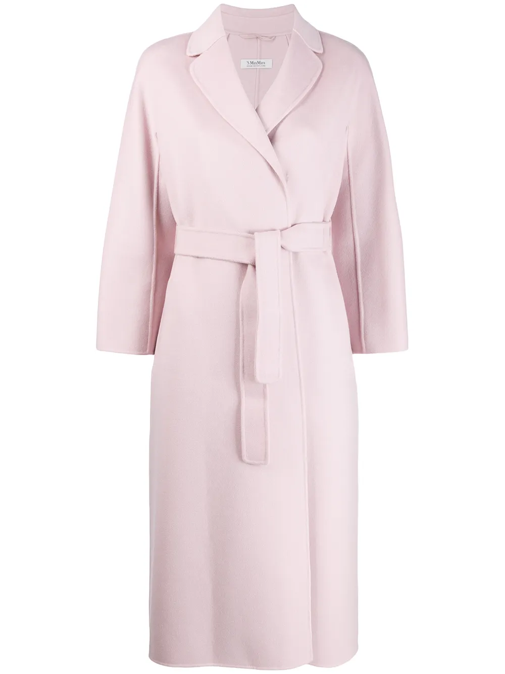 'S Max Mara Mantel met ceintuur Roze