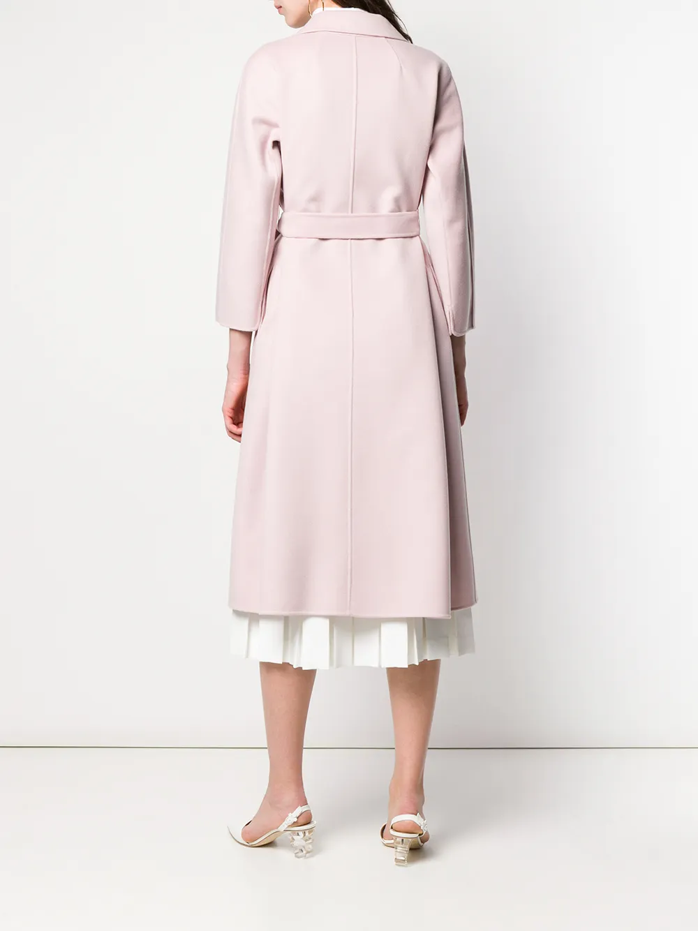 'S Max Mara Mantel met ceintuur Roze