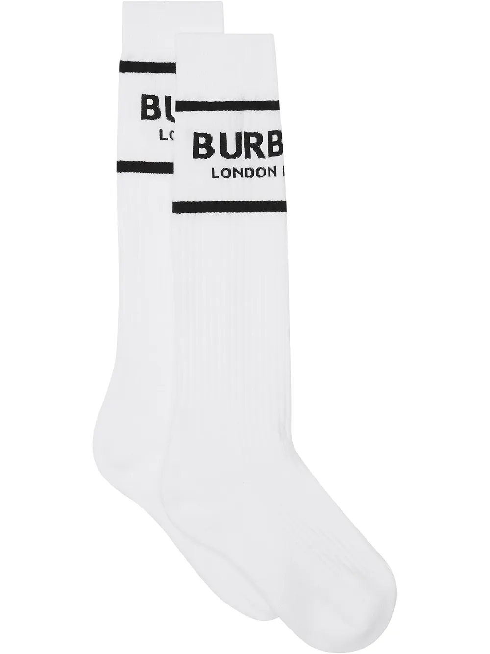 burberry logo socks